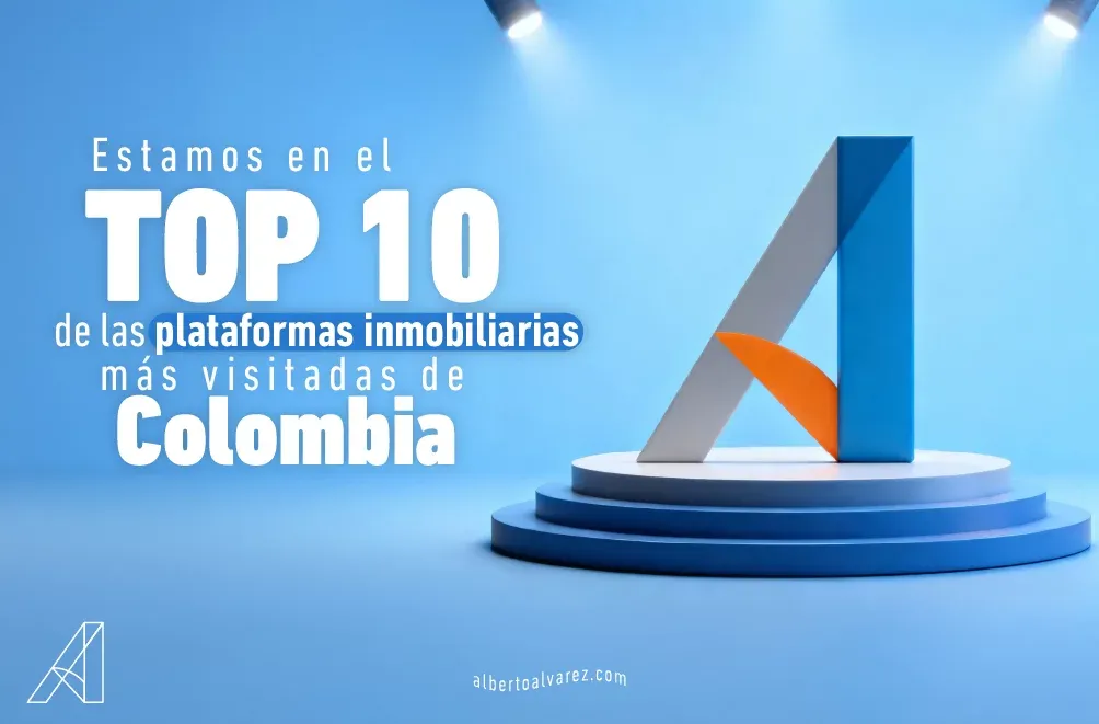Estamos en el top 10 de las plataformas inmobiliarias más visitadas de Colombia