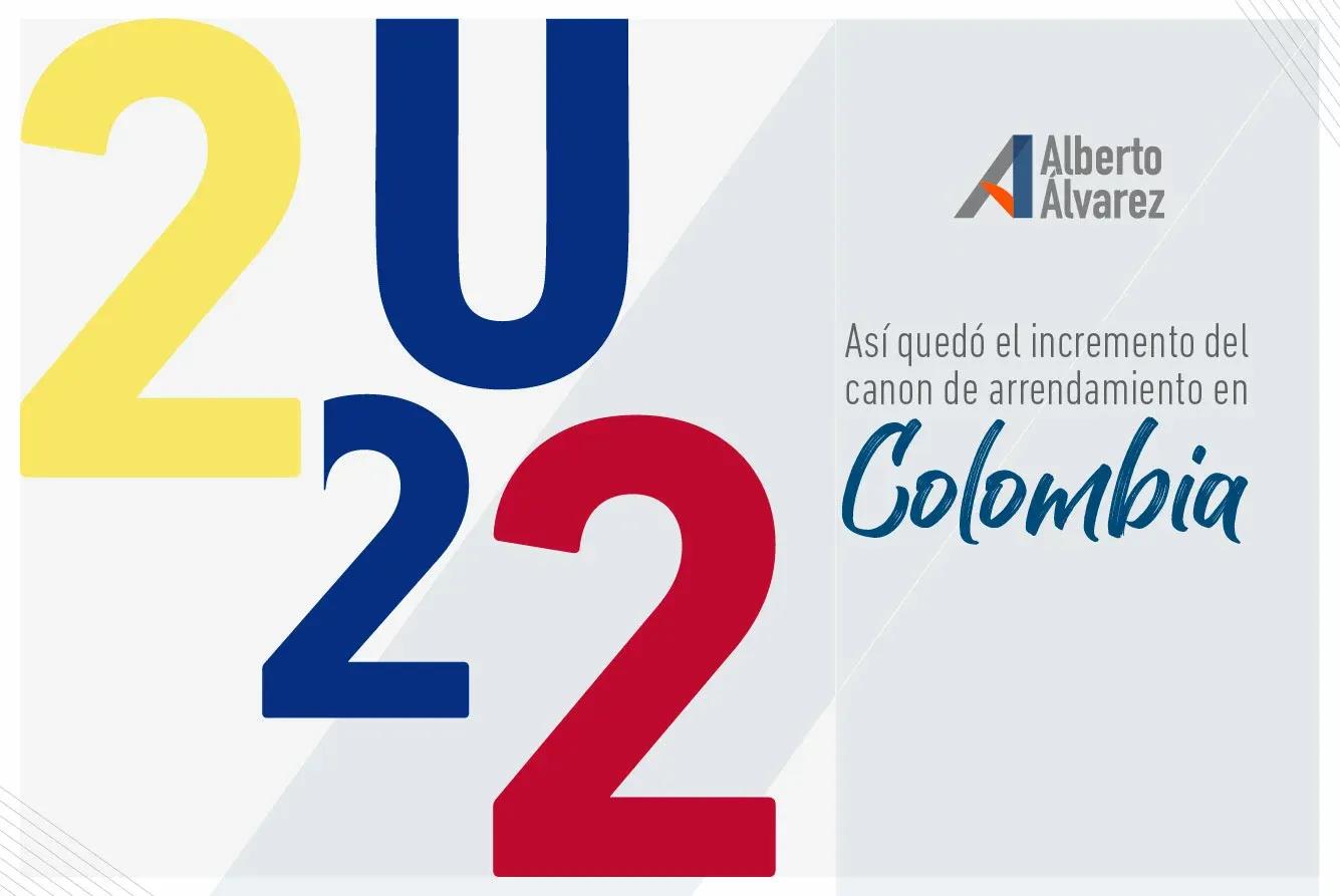 ASÍ QUEDÓ EL INCREMENTO DEL CANON DE ARRENDAMIENTO PARA EL 2022 EN COLOMBIA