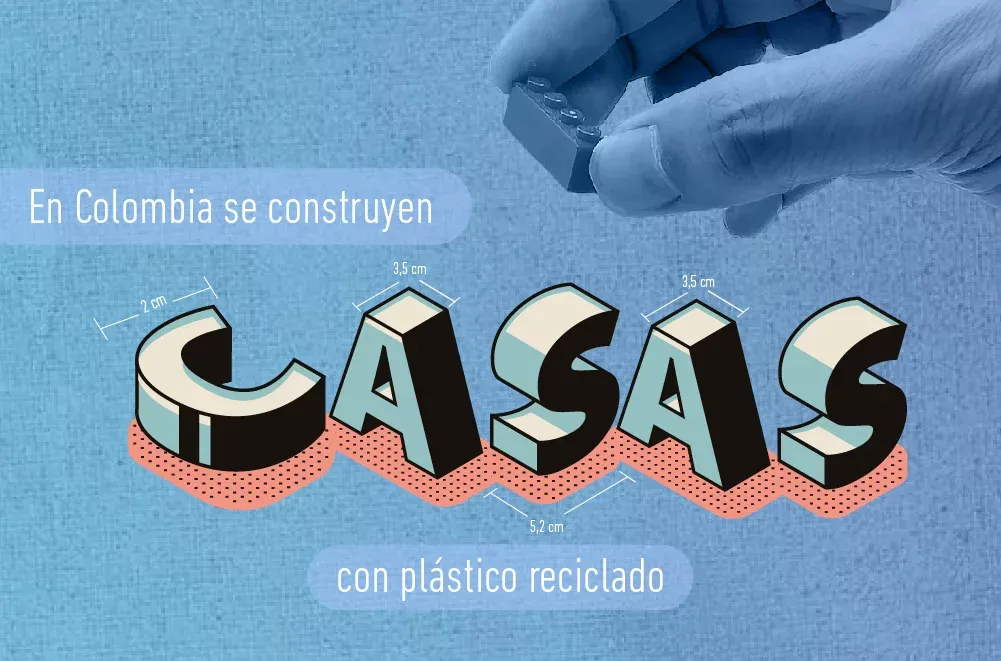 En Colombia se construyen casas con plástico reciclado